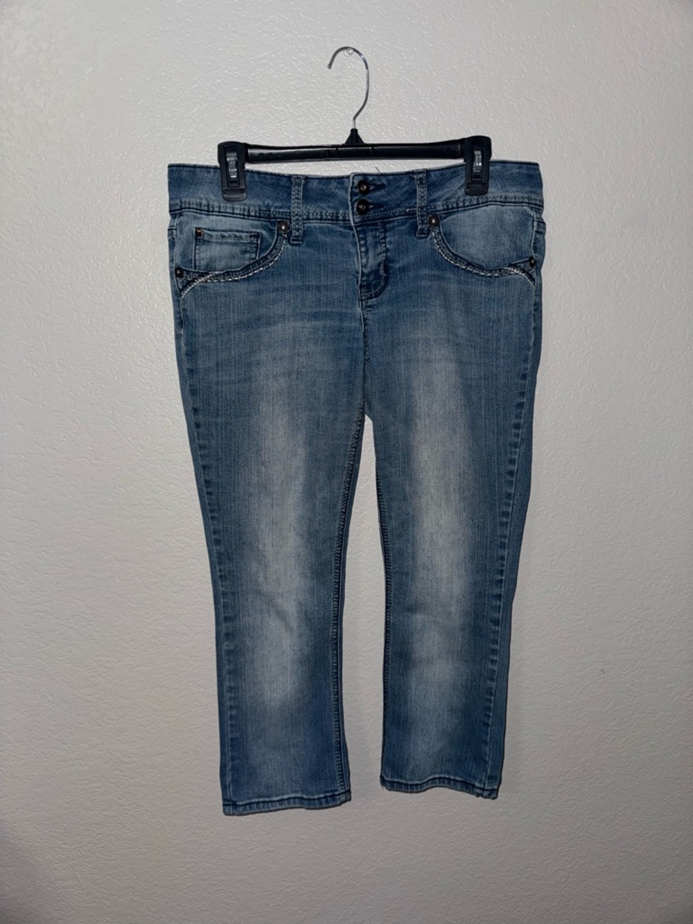 Hydraulic Women's Light Blue Cropped Jeans